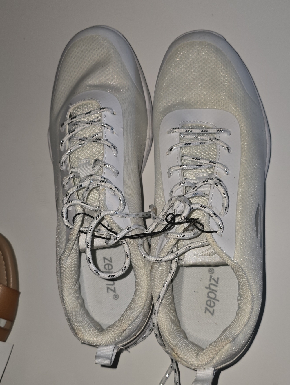 Women's White Lightweight Athletic Sneakers